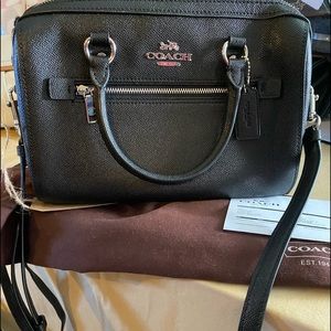This is a authentic black coach purse